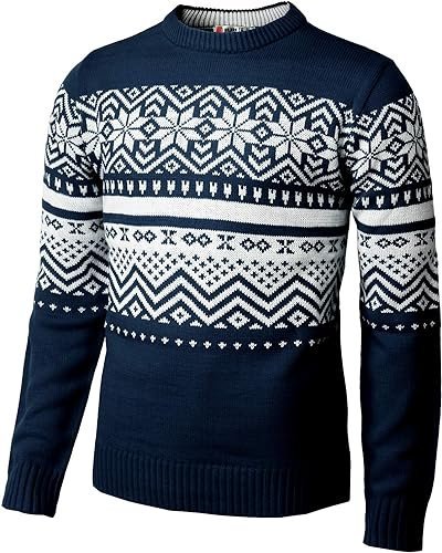 Casual Slim Fit Knitted Yarn Ugly Sweaters